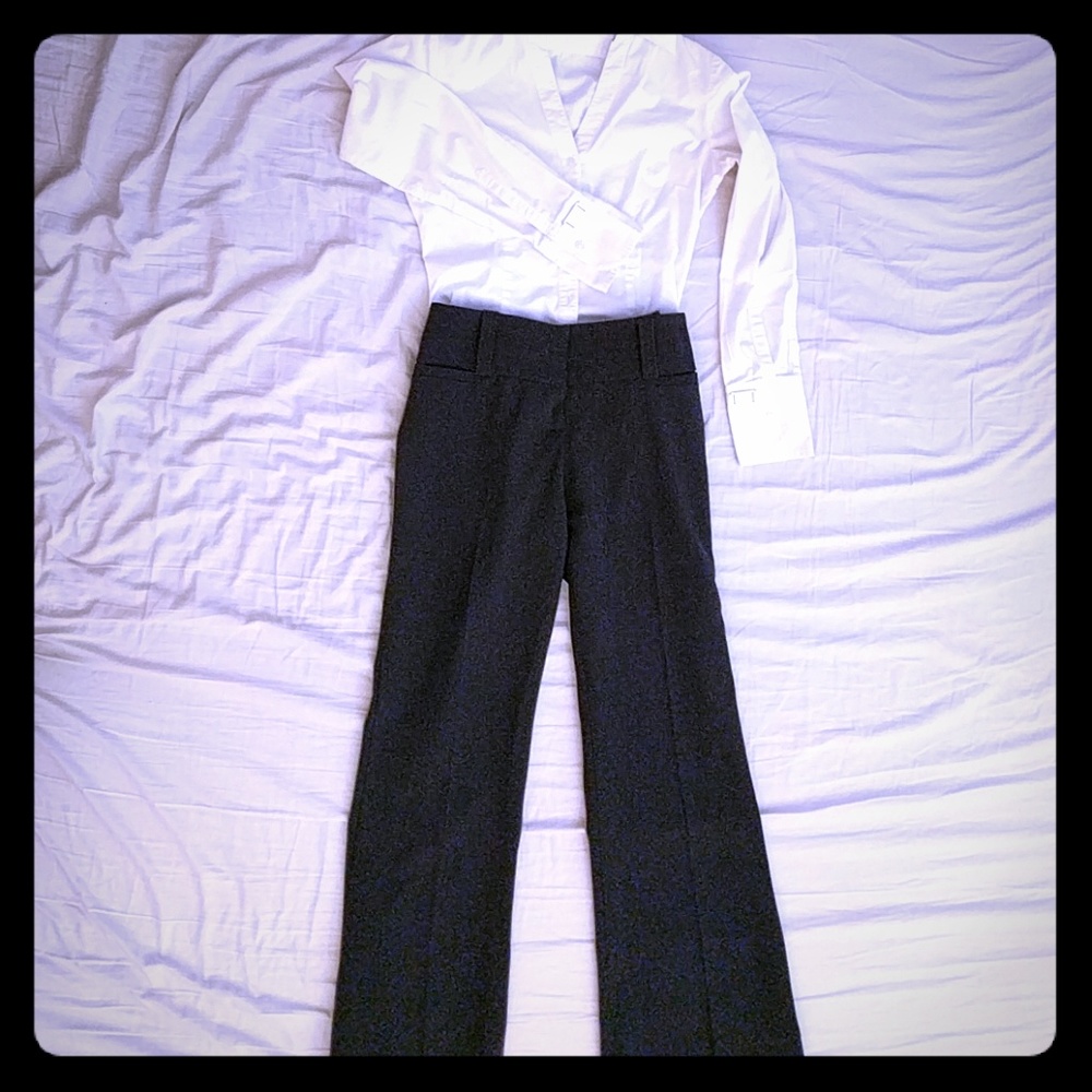 Professional black work pants